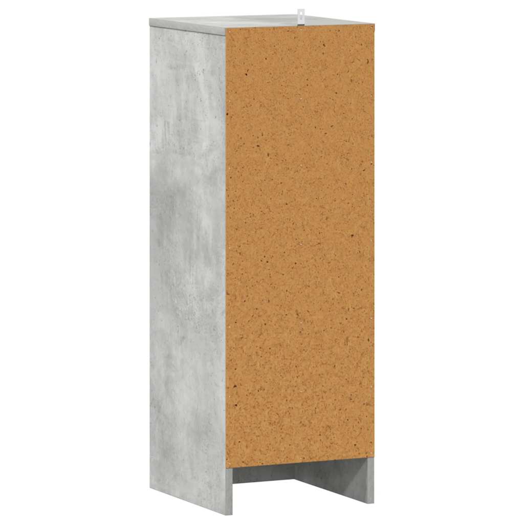Armoire à chaussures Gris béton 32x35x92 cm Bois d’ingénierie - XIOS