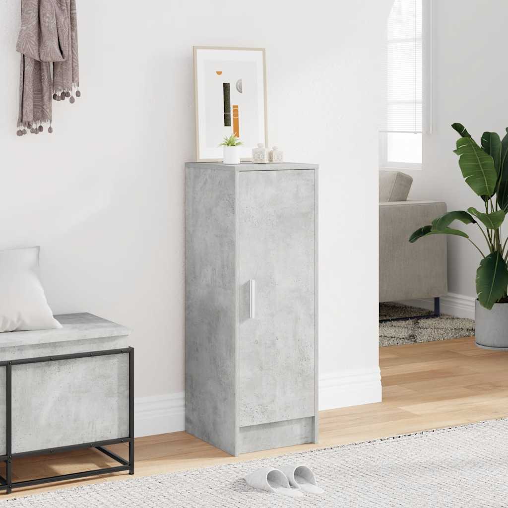 Armoire à chaussures Gris béton 32x35x92 cm Bois d’ingénierie - XIOS