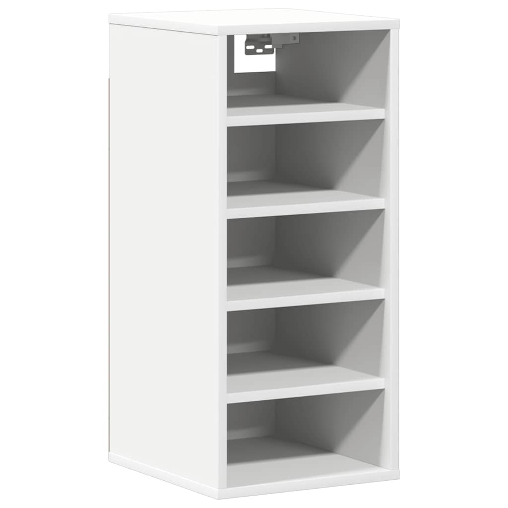 Armoire à chaussures Blanc 31,5x35x70 cm Bois d'ingénierie