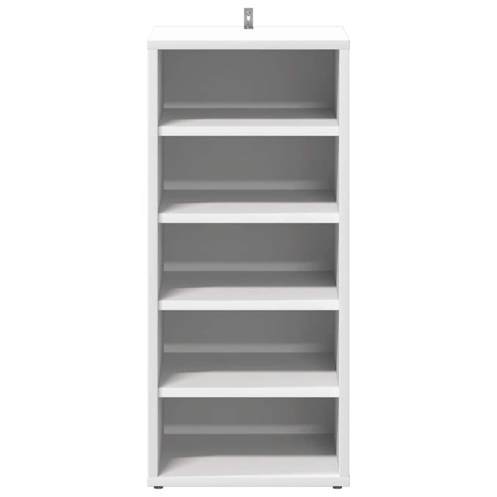 Armoire à chaussures Blanc 31,5x35x70 cm Bois d'ingénierie