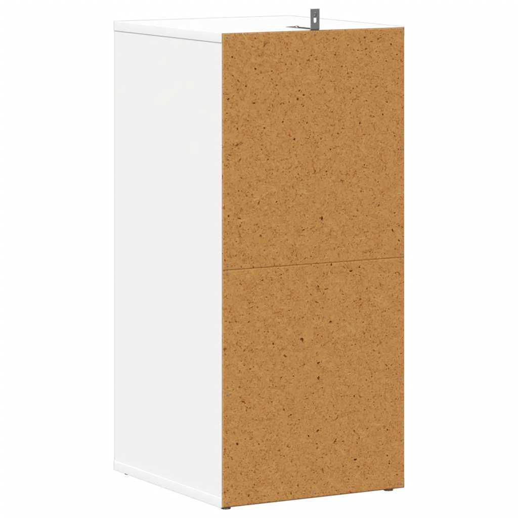 Armoire à chaussures Blanc 31,5x35x70 cm Bois d'ingénierie