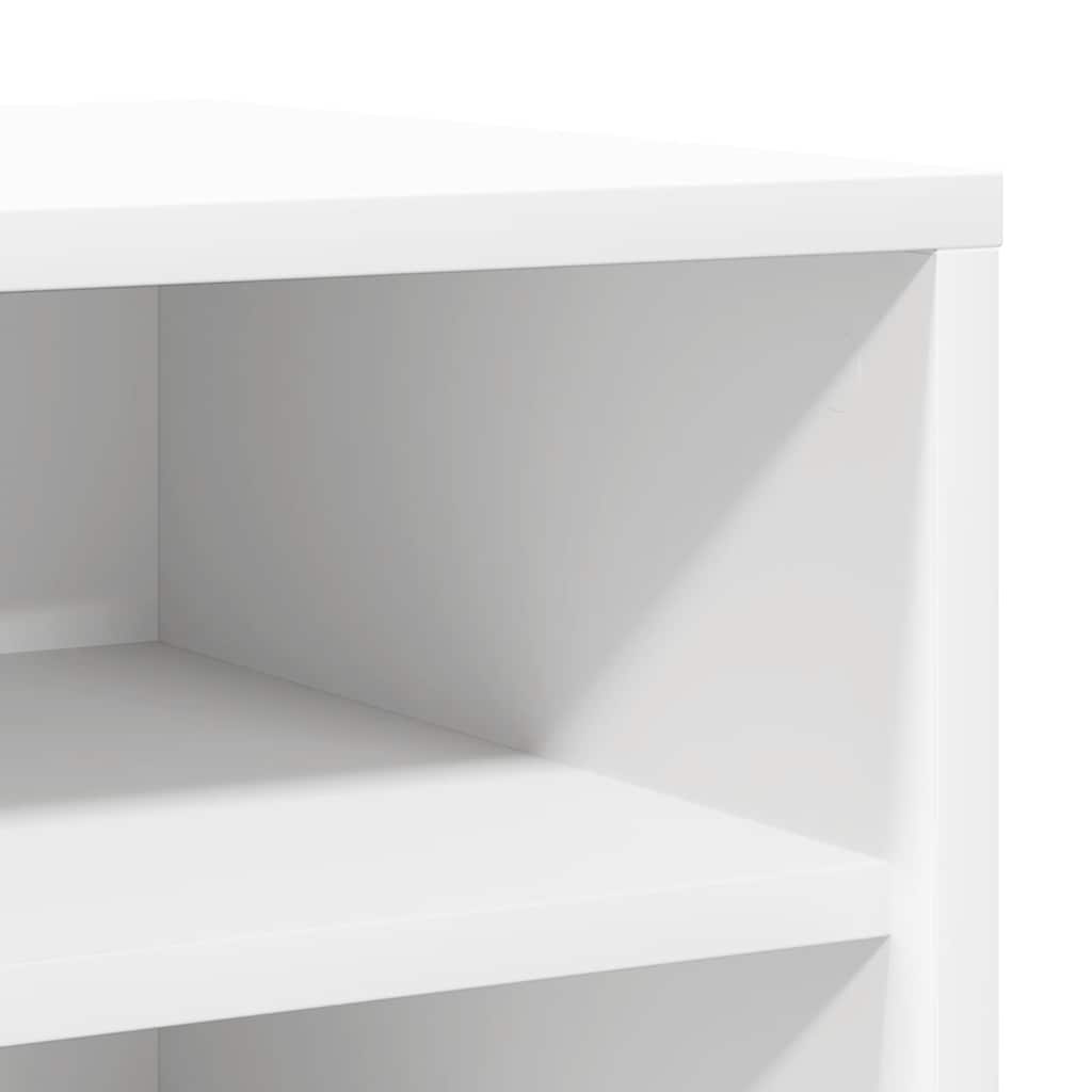 Armoire à chaussures Blanc 31,5x35x70 cm Bois d'ingénierie