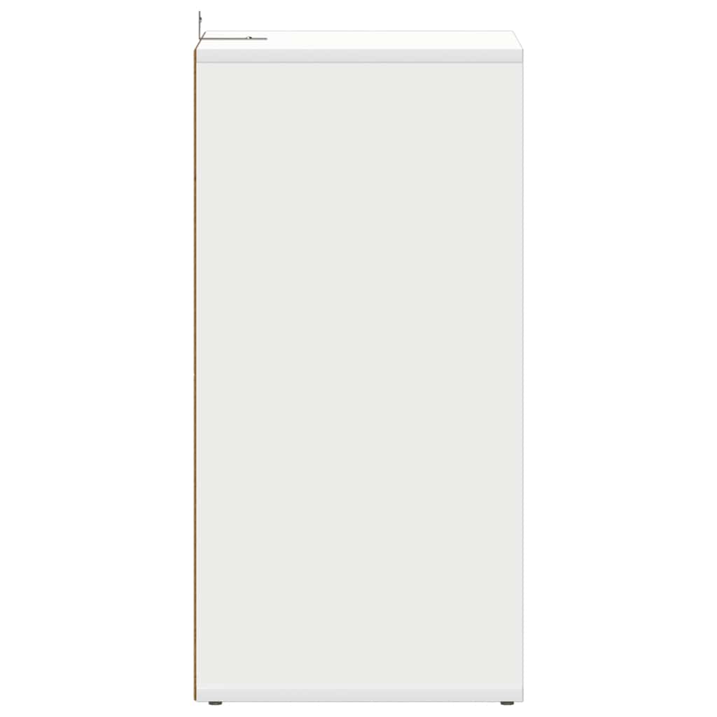 Armoires à chaussures 2pcs Blanc 31,5x35x70cm Bois d'ingénierie - XIOS