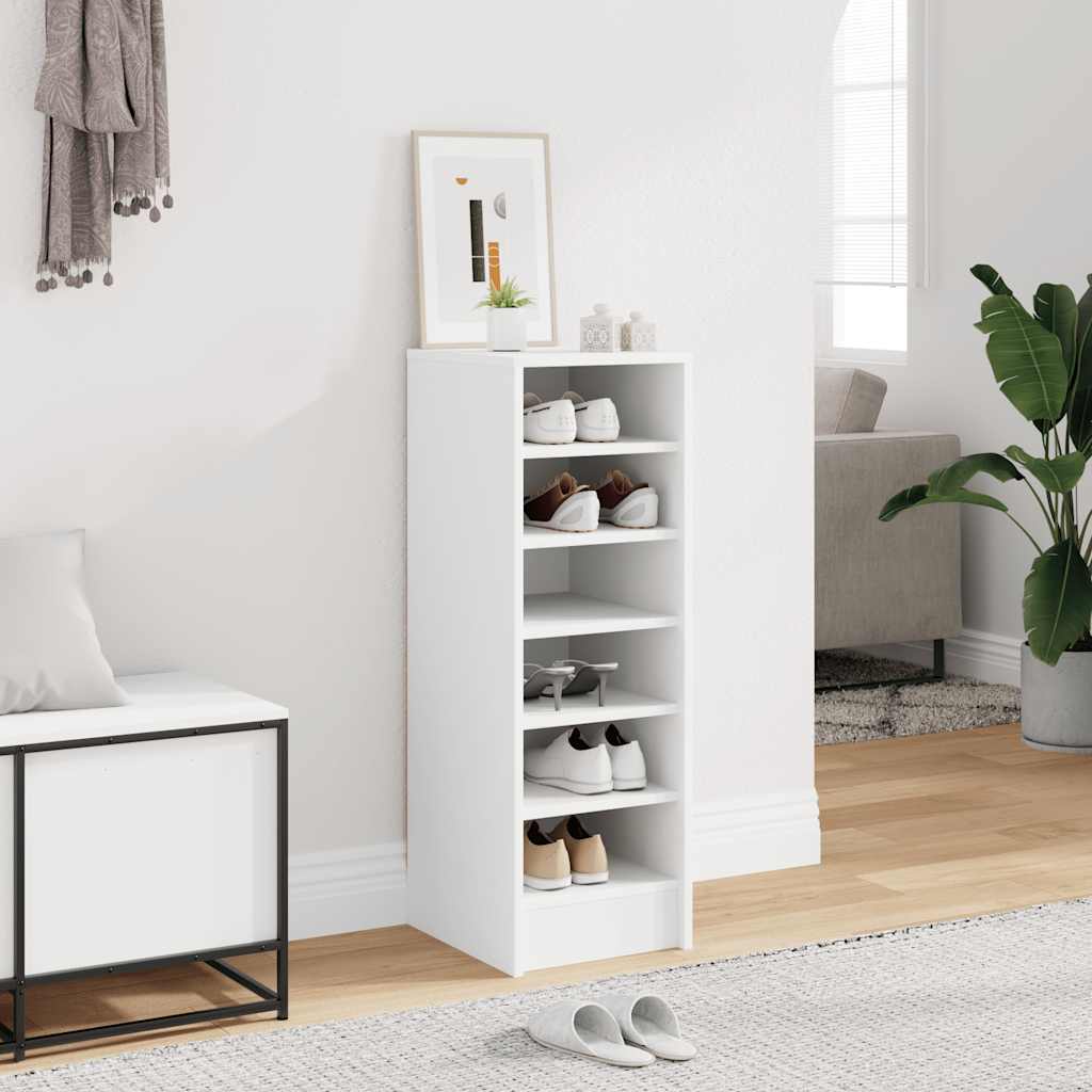 Armoire à chaussures Blanc 31,5x35x90 cm Bois d'ingénierie - XIOS