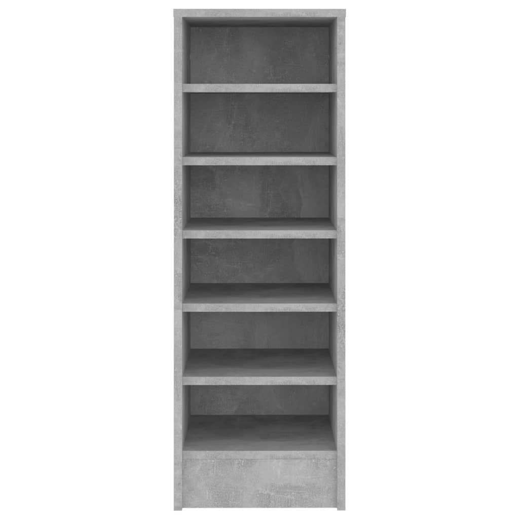 Armoire à chaussures Gris béton 31,5x35x90 cm Bois d'ingénierie - XIOS