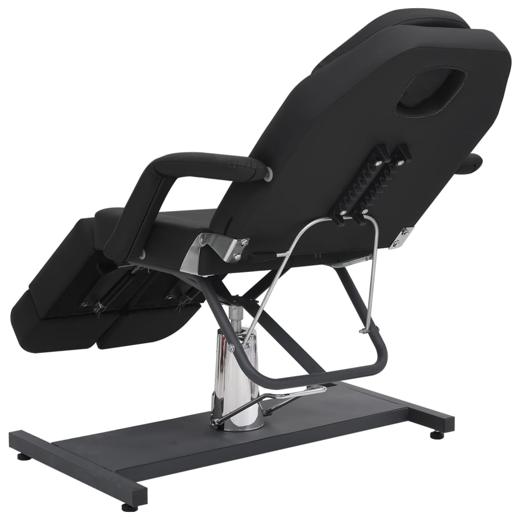 Chaise de traitement de beauté Similicuir Noir 180x62x78 cm
