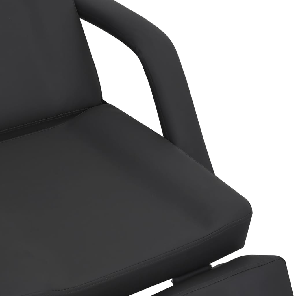 Chaise de traitement de beauté Similicuir Noir 180x62x78 cm