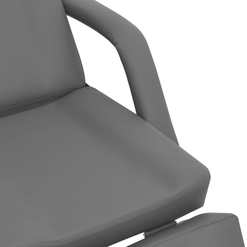 Chaise de traitement de beauté Similicuir Gris 180x62x78 cm