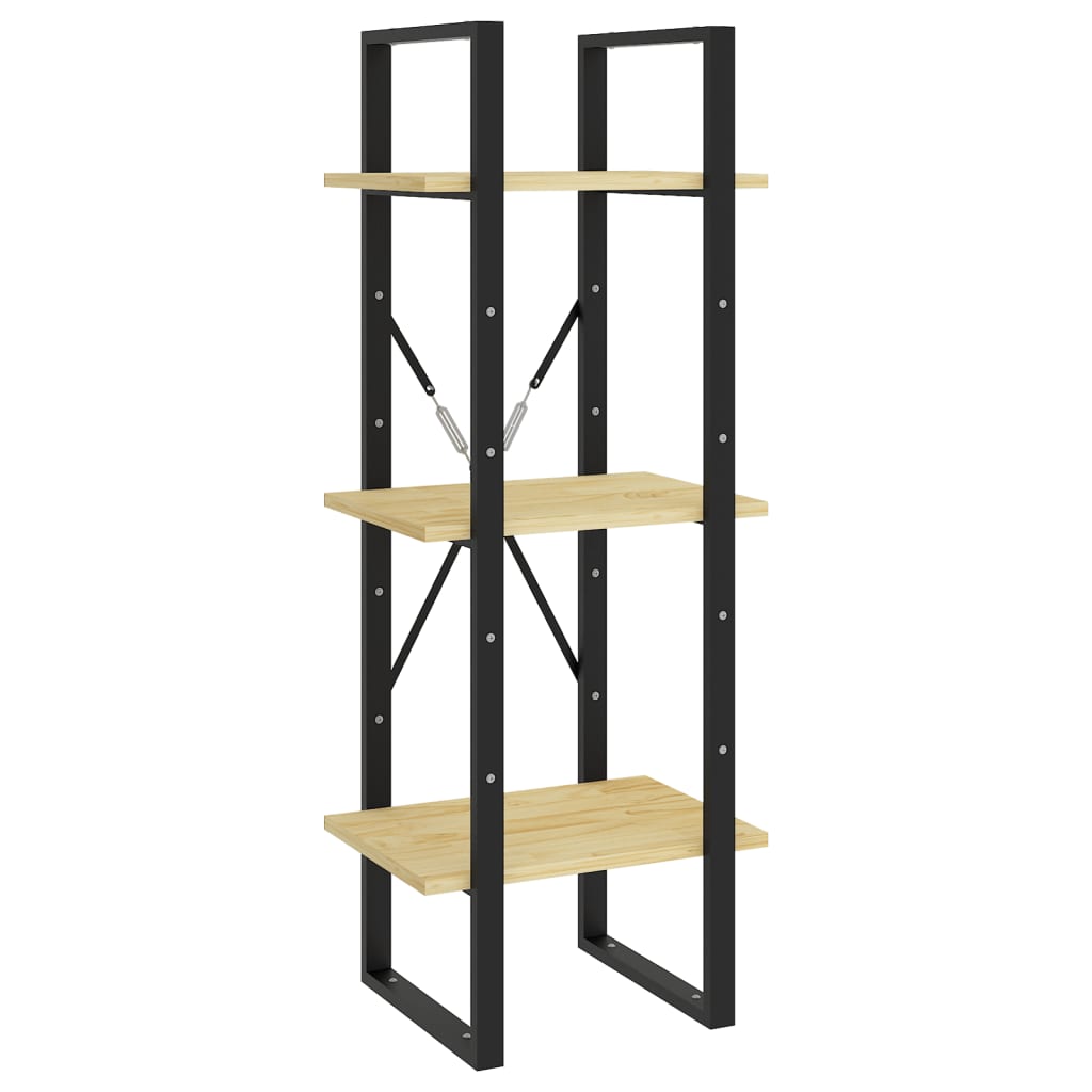 Bibliothèque à 5 niveaux 40x30x175 cm Bois de pin - XIOS