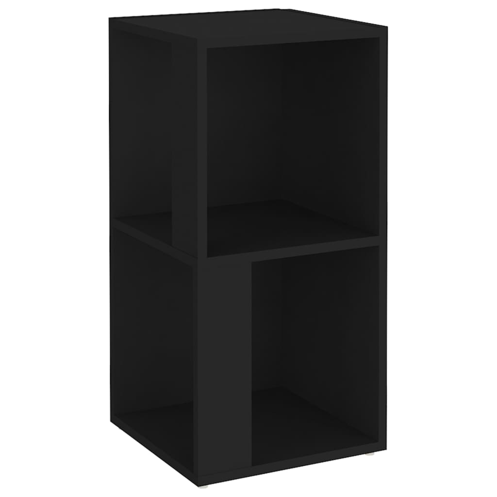 Armoire d'angle Noir 33x33x67 cm Bois d'ingénierie - XIOS