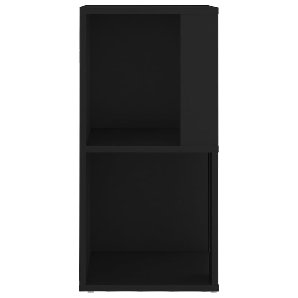 Armoire d'angle Noir 33x33x67 cm Bois d'ingénierie - XIOS