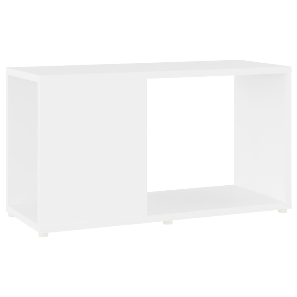 Meuble TV Blanc 60x24x32 cm Bois d'ingénierie - XIOS