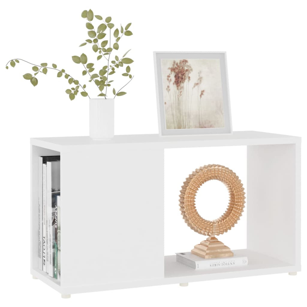 Meuble TV Blanc 60x24x32 cm Bois d'ingénierie - XIOS