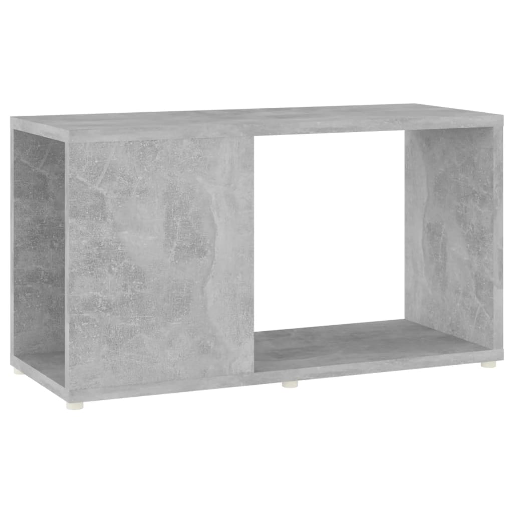 Meuble TV Gris béton 60x24x32 cm Bois d'ingénierie - XIOS