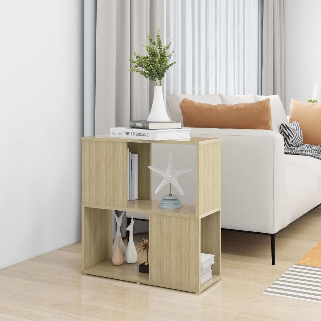 Bibliothèque Chêne sonoma 60x24x63 cm bois d'ingénierie - XIOS