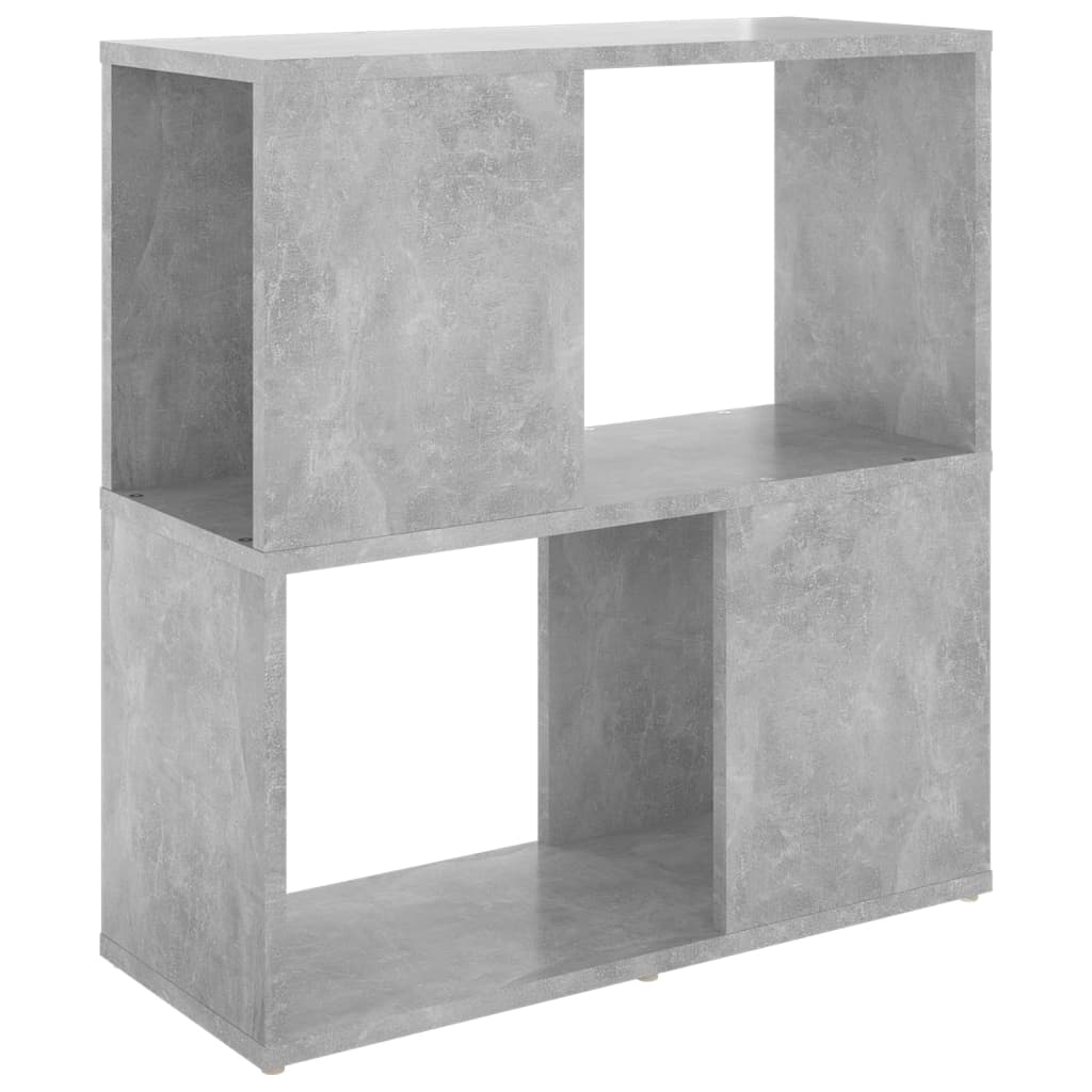 Bibliothèque Gris béton 60x24x63 cm bois d'ingénierie - XIOS