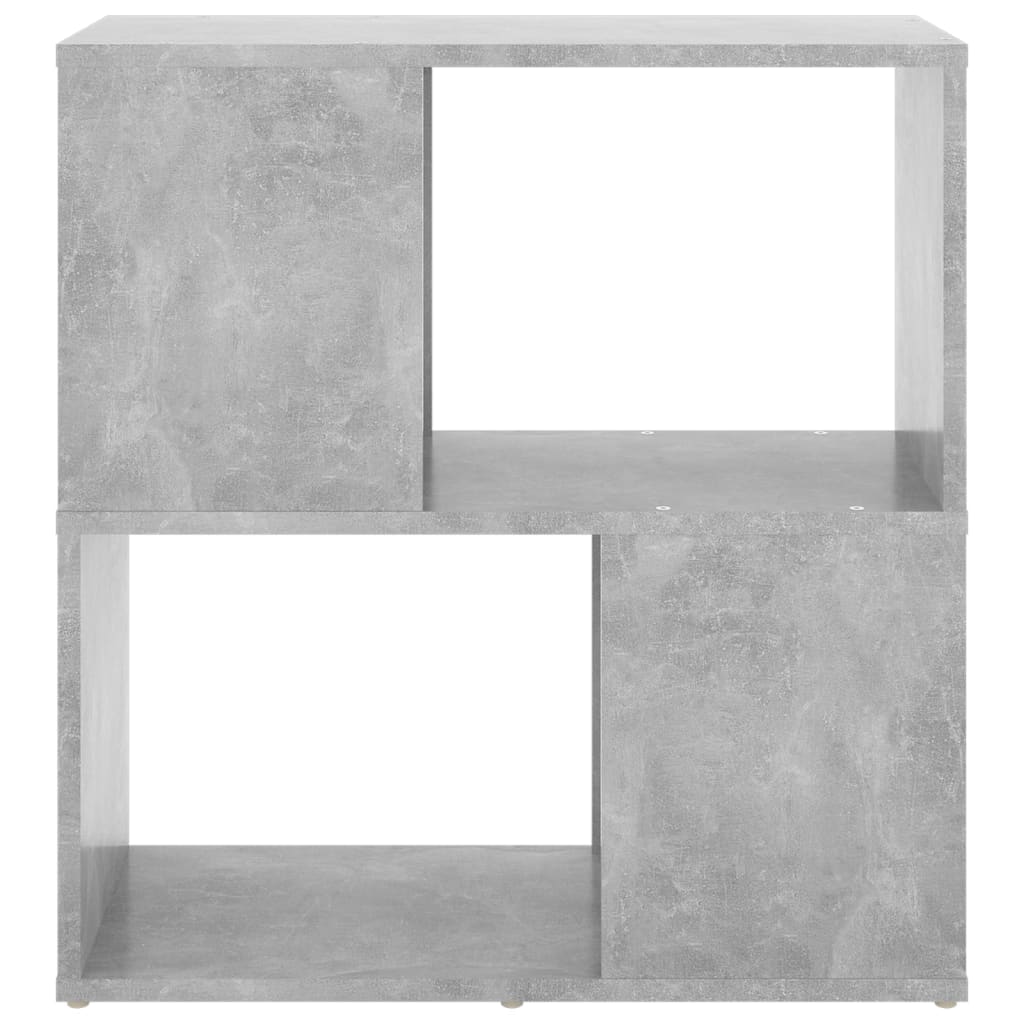 Bibliothèque Gris béton 60x24x63 cm bois d'ingénierie - XIOS