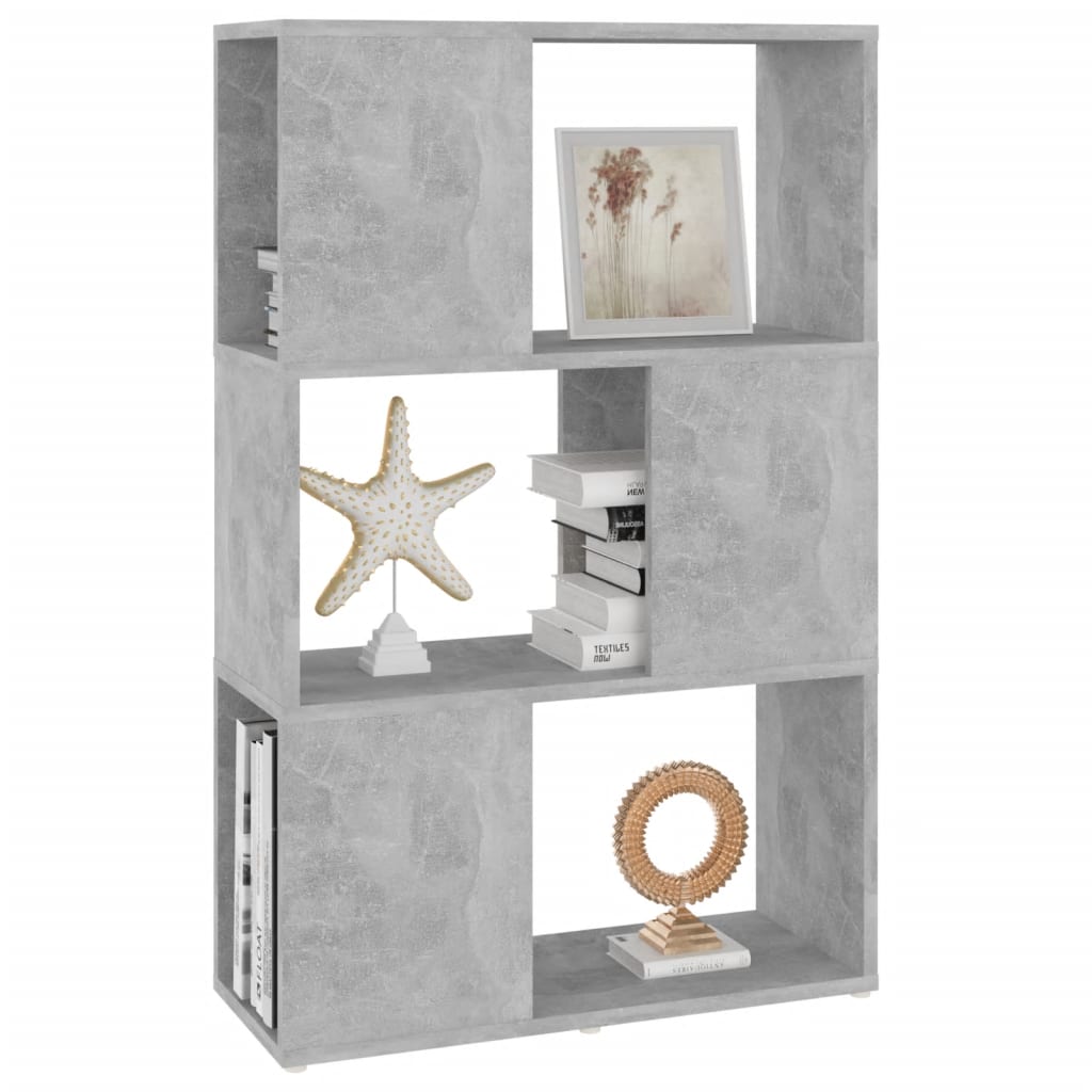 Bibliothèque/Séparateur de pièce Gris 60x24x94 cm - XIOS