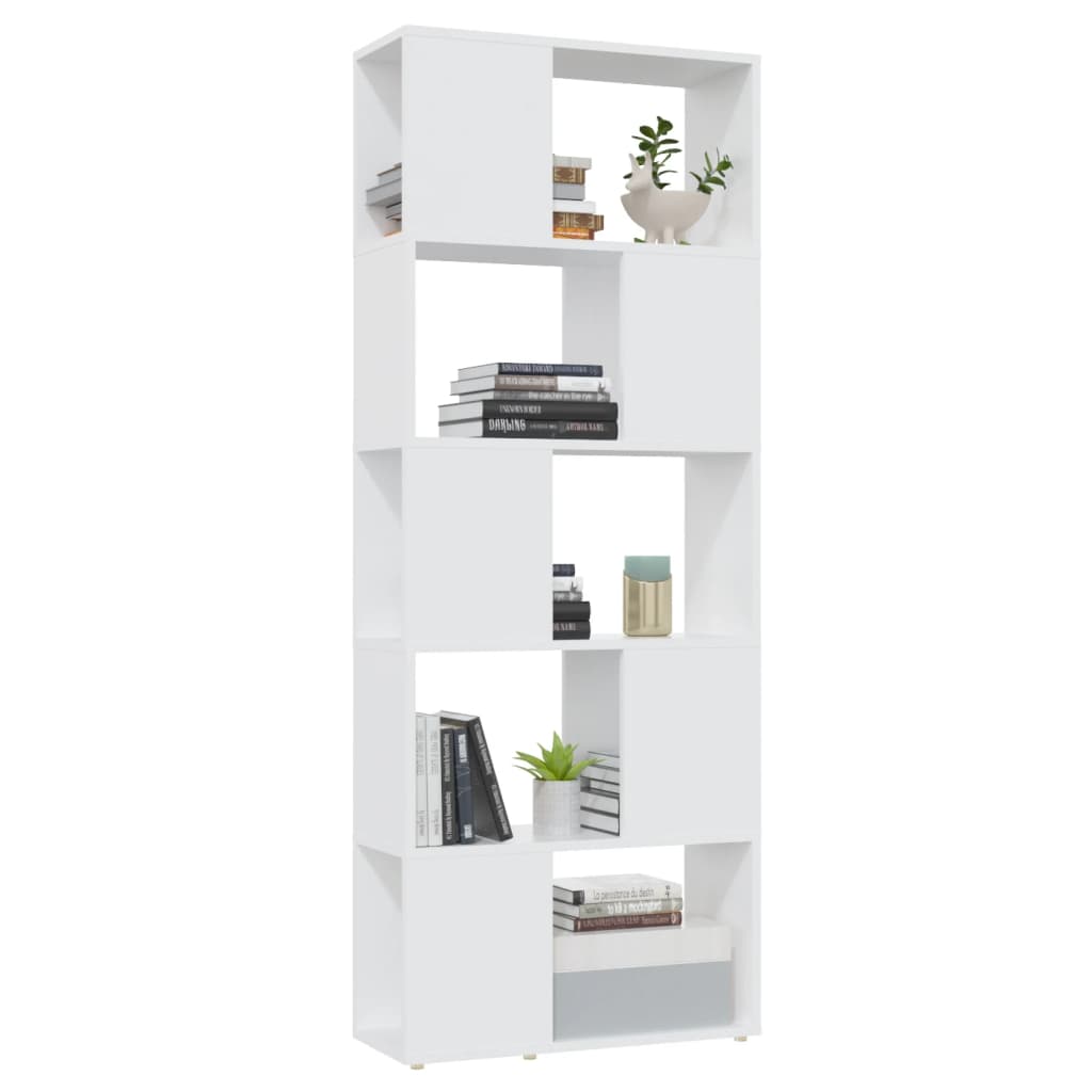 Bibliothèque Séparateur de pièce Blanc 60x24x155 cm - XIOS