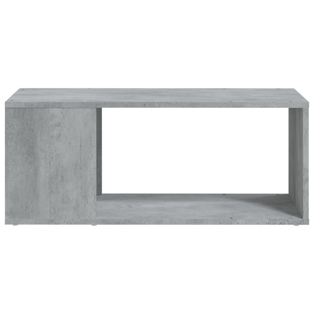 Meuble TV Gris béton 80x24x32 cm Bois d'ingénierie - XIOS