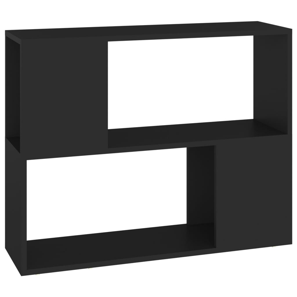 Meuble TV Noir 80x24x63 cm Bois d'ingénierie - XIOS