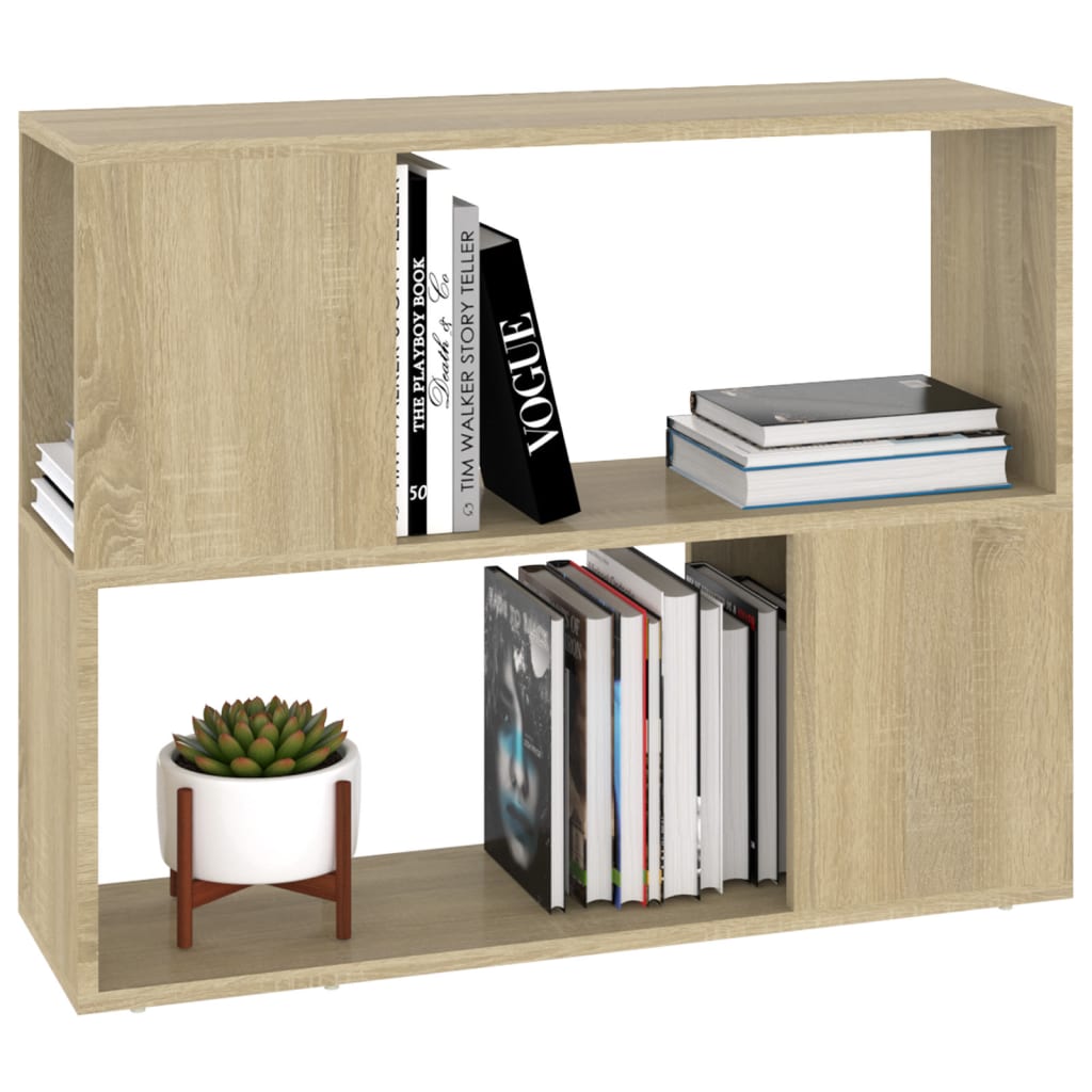 Meuble TV Chêne sonoma 80x24x63 cm Bois d'ingénierie - XIOS