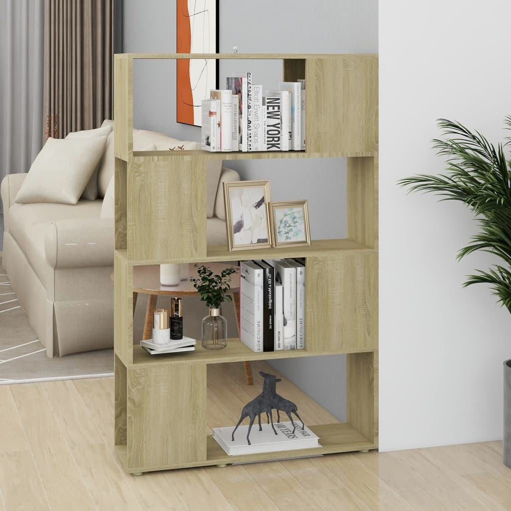 Bibliothèque/Séparateur de pièce Chêne Sonoma 80x24x124,5 cm - XIOS