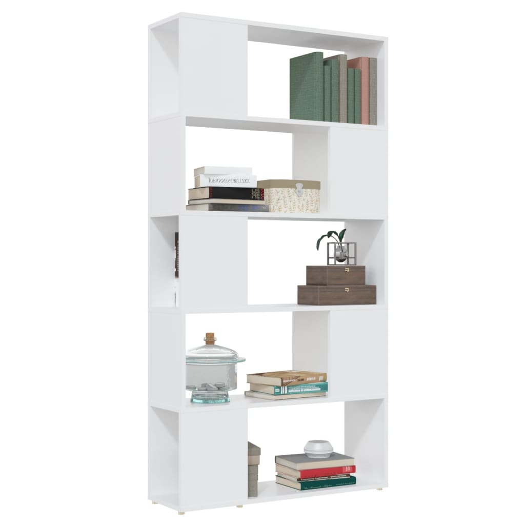 Bibliothèque/Séparateur de pièce Blanc 80x24x155 cm - XIOS