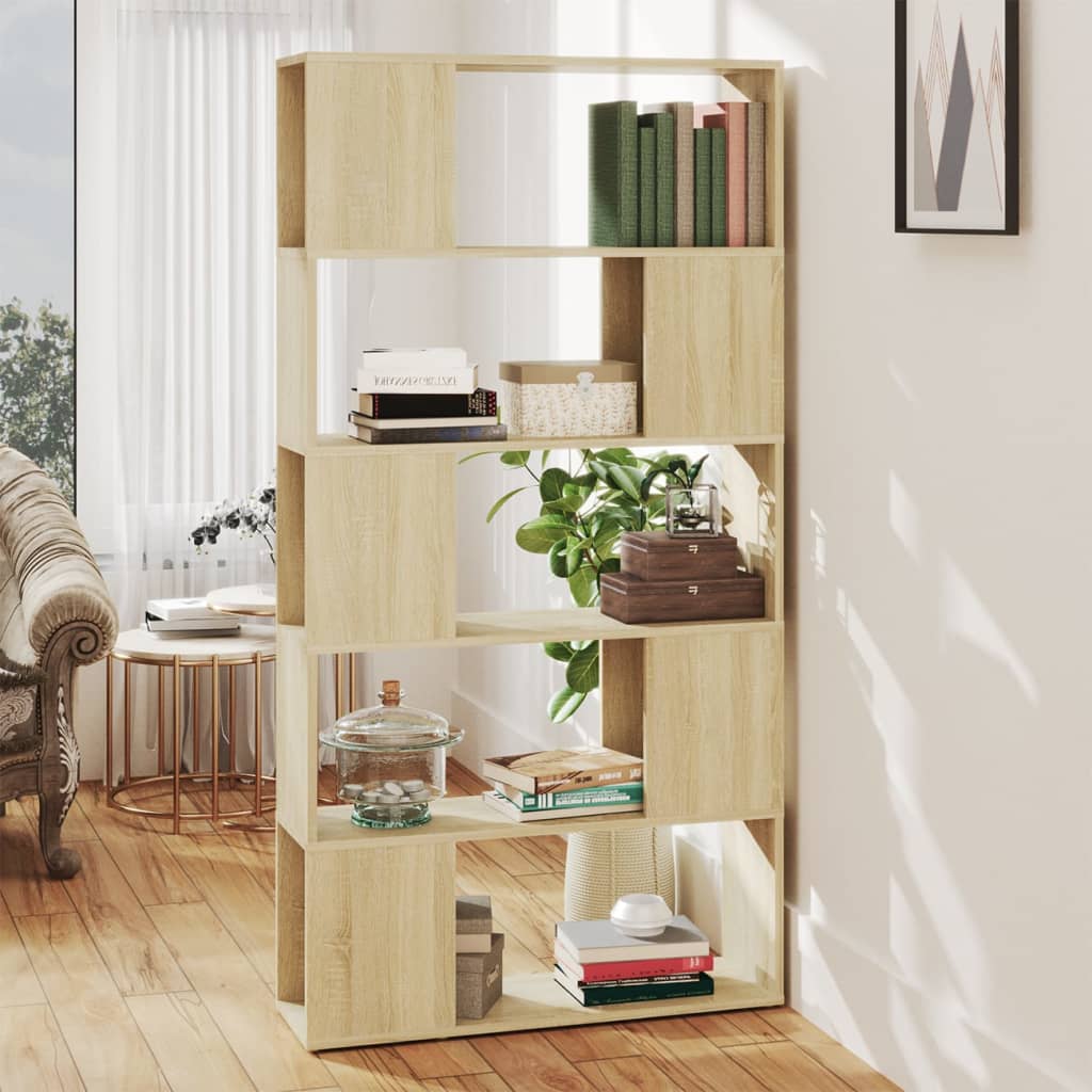 Bibliothèque de séparation Chêne sonoma 80x24x155 cm - XIOS