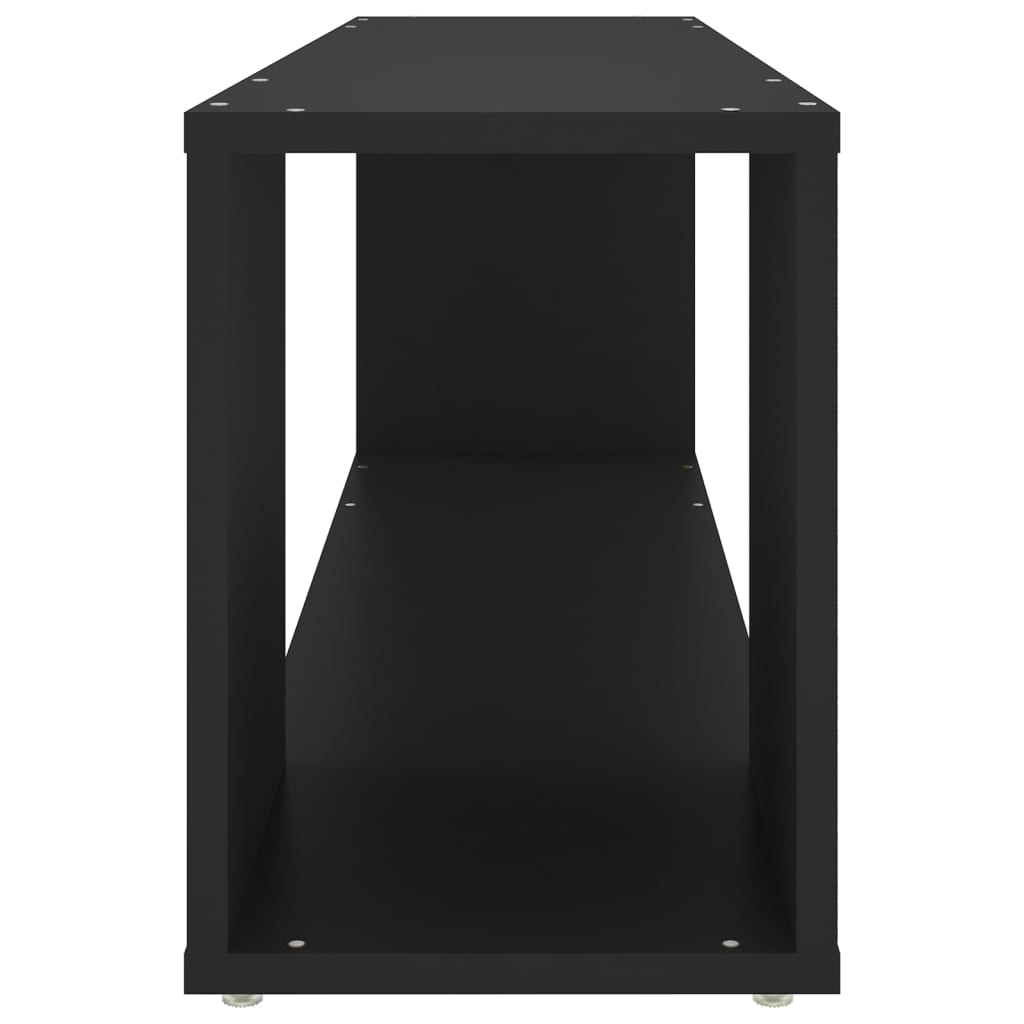 Meuble TV Noir 100x24x32 cm Bois d'ingénierie - XIOS