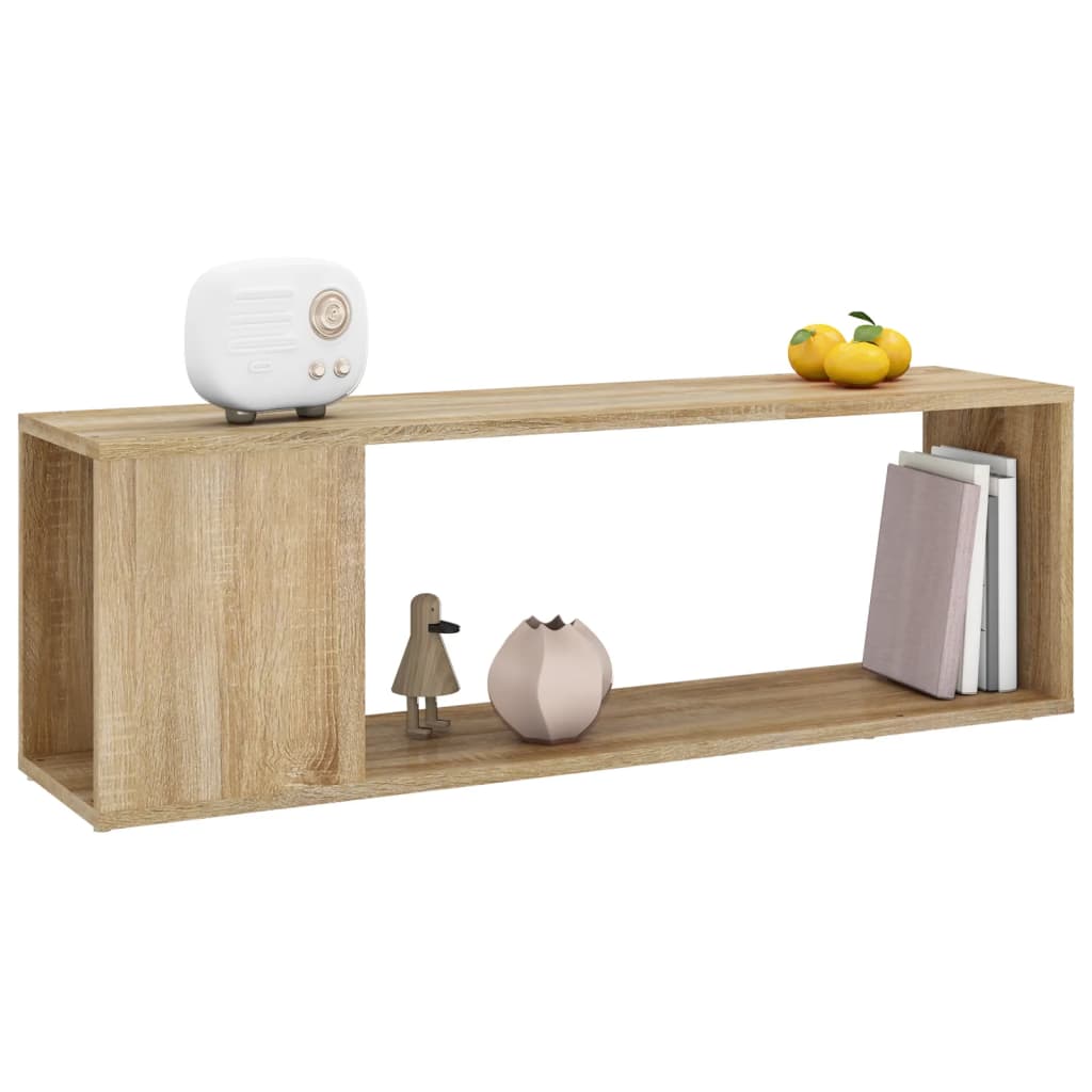 Meuble TV Chêne sonoma 100x24x32 cm Bois d'ingénierie - XIOS