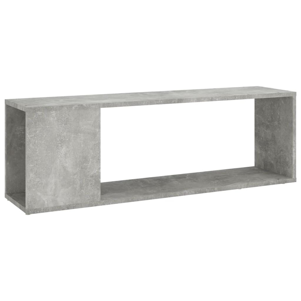 Meuble TV Gris béton 100x24x32 cm Bois d'ingénierie - XIOS
