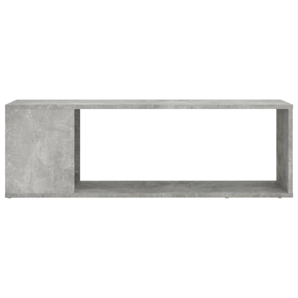 Meuble TV Gris béton 100x24x32 cm Bois d'ingénierie - XIOS