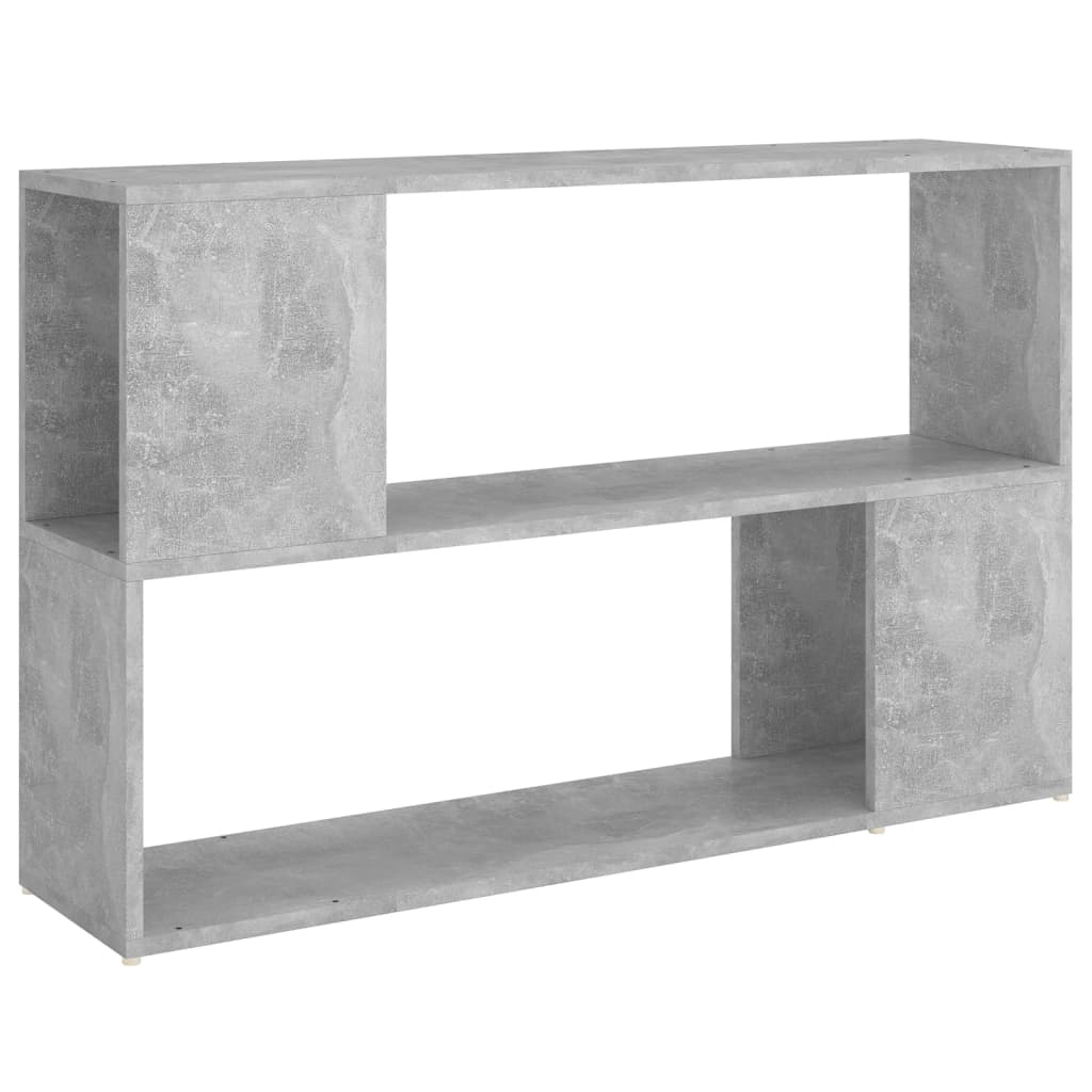 Bibliothèque Gris béton 100x24x63 cm Bois d'ingénierie - XIOS