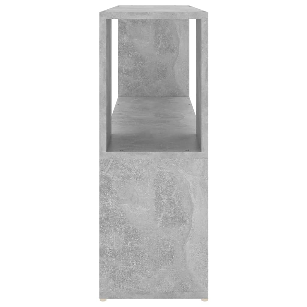 Bibliothèque Gris béton 100x24x63 cm Bois d'ingénierie - XIOS