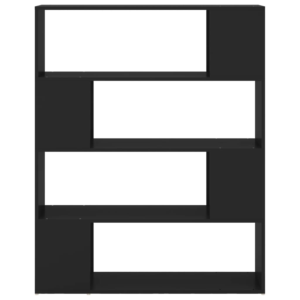 Bibliothèque/Séparateur de pièce Noir 100x24x124 cm - XIOS