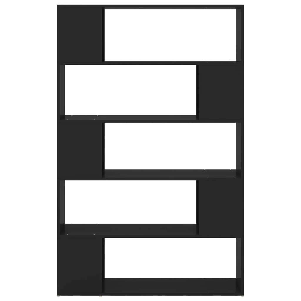 Bibliothèque Séparateur de pièce Noir Bois d'ingénierie - XIOS