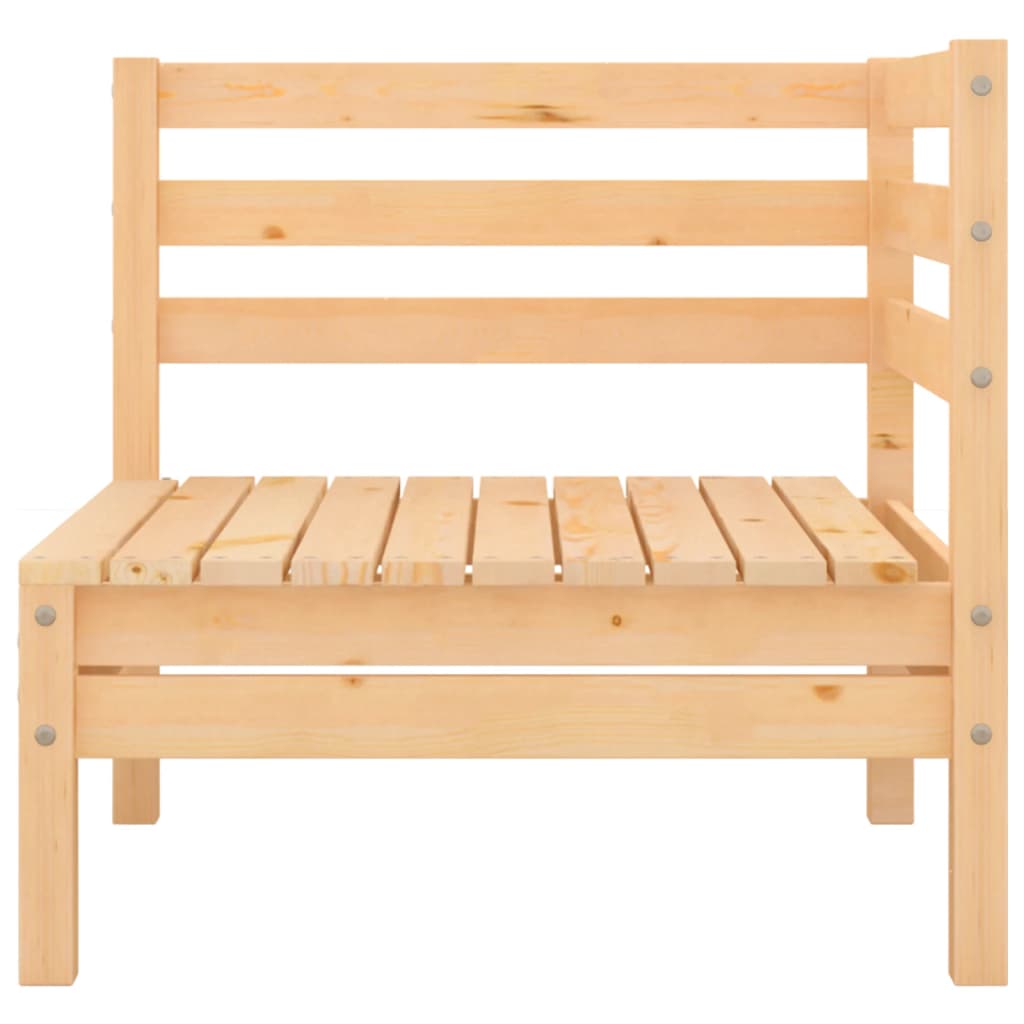 Salon de jardin 4 pcs bois massif de pin - XIOS