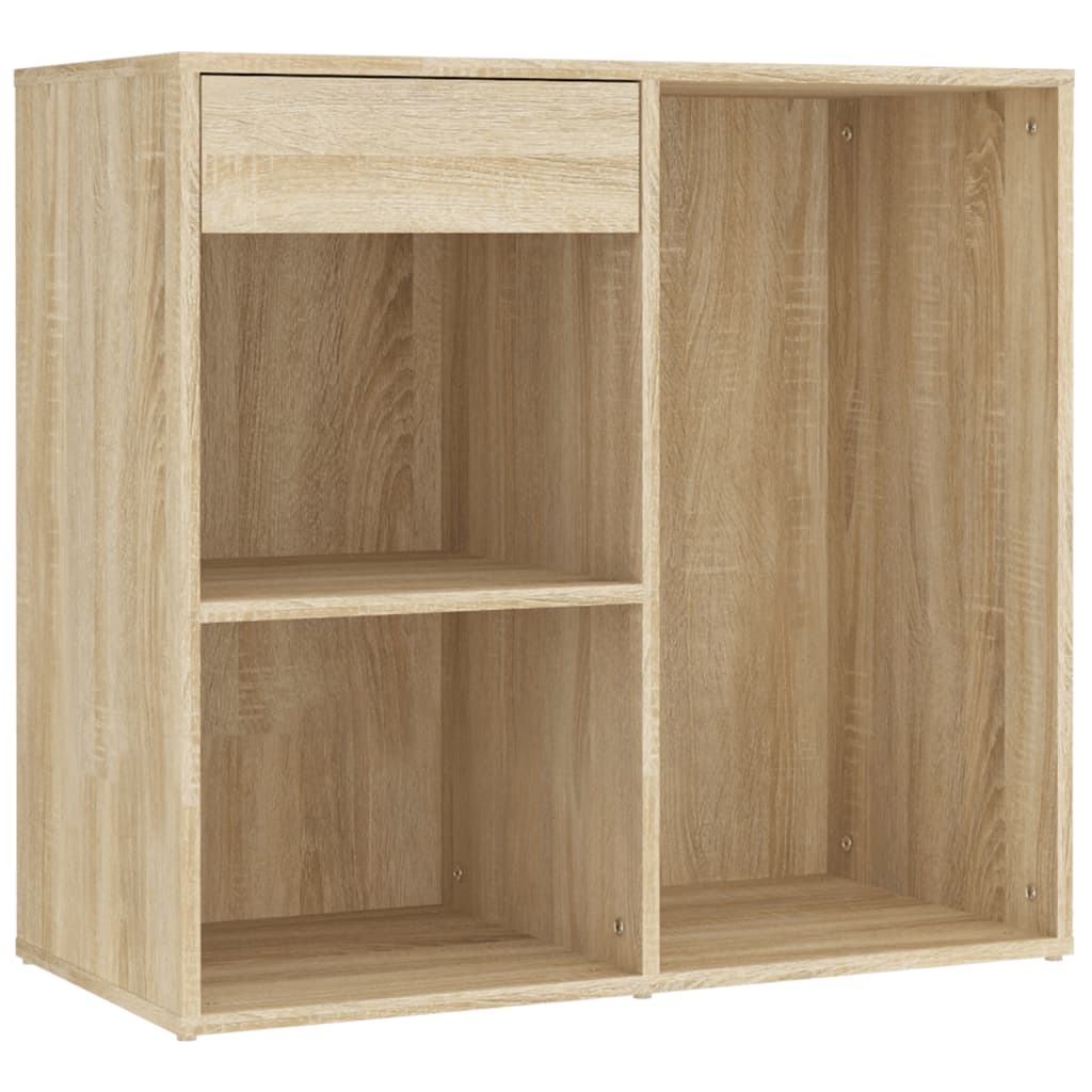 Coiffeuse à LED avec 2 armoires Chêne sonoma Bois d'ingénierie - XIOS
