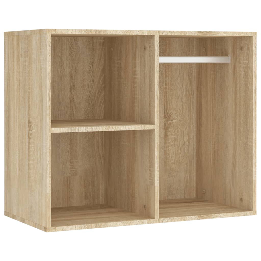 Coiffeuse à LED avec 2 armoires Chêne sonoma Bois d'ingénierie - XIOS