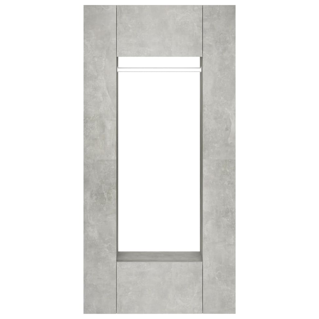 Armoires de couloir 2 pcs gris béton bois d'ingénierie - XIOS