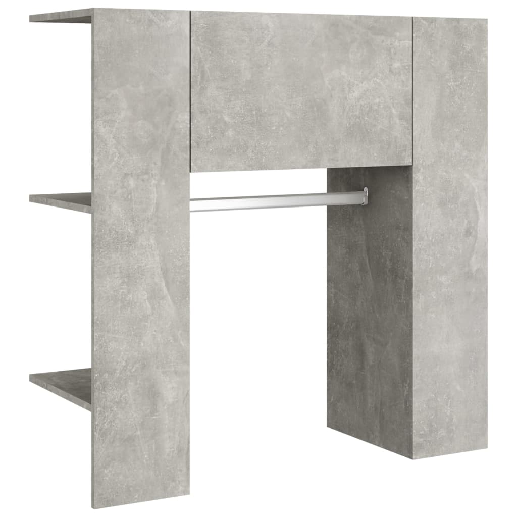 Armoires de couloir 2 pcs gris béton bois d'ingénierie - XIOS
