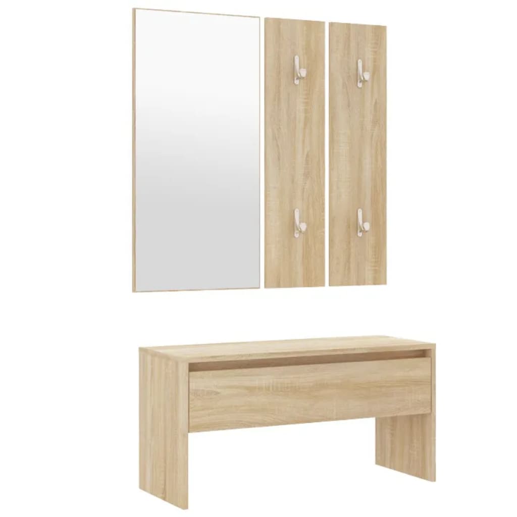 Ensemble de meubles de couloir Chêne Sonoma Bois d'ingénierie - XIOS