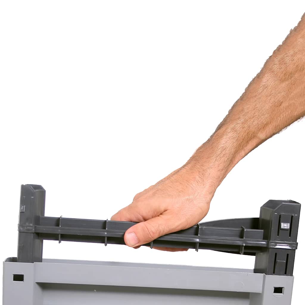 Armoire en plastique 68x39x92 cm Design de rotin - XIOS