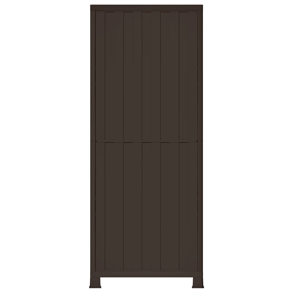 Armoire en plastique 68x39x171,5 cm Design de rotin - XIOS