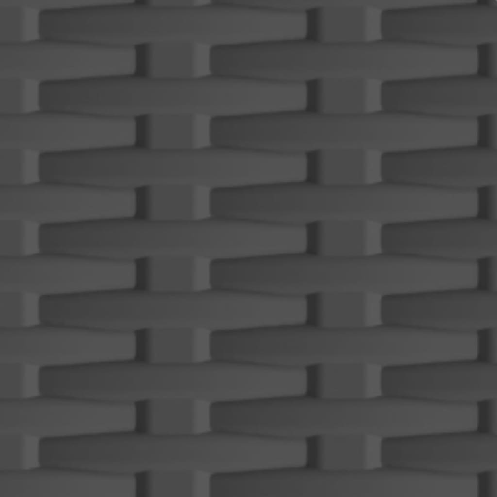 Armoire en plastique 68x39x171,5 cm Design de rotin - XIOS