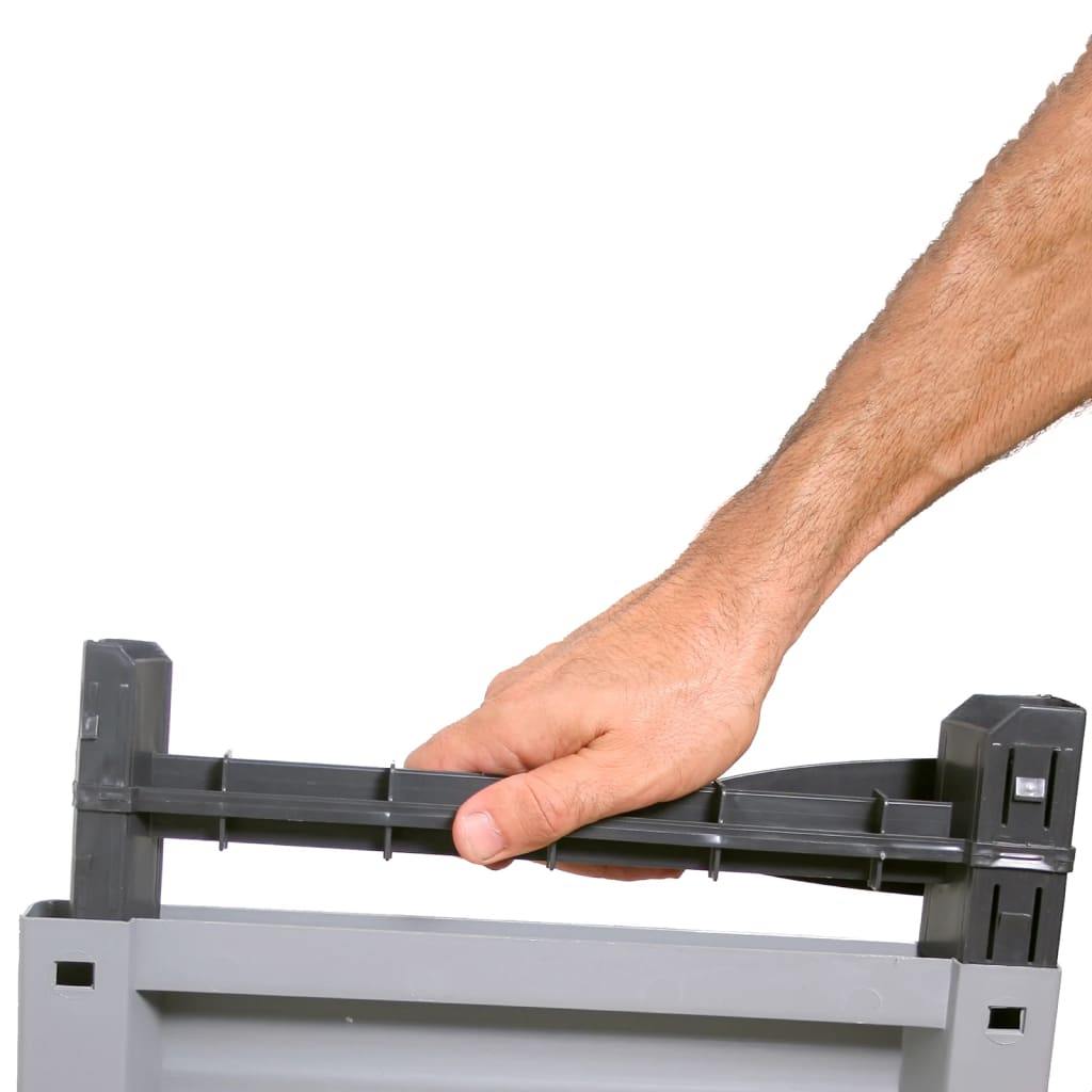 Armoire en plastique 68x39x171,5 cm Design de rotin - XIOS