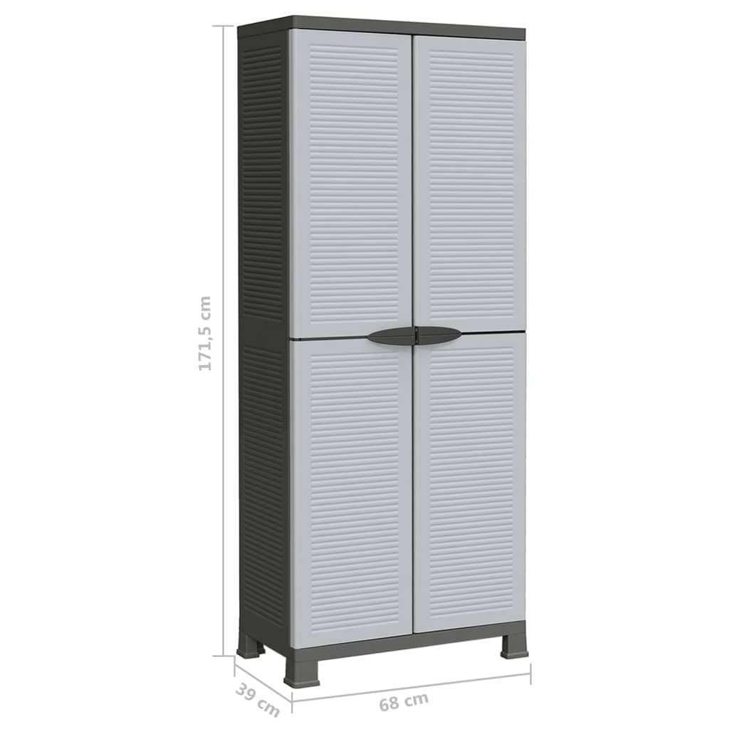 Armoire en plastique 68x39x171,5 cm - XIOS