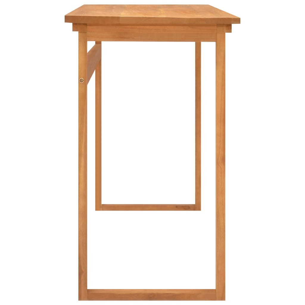 Bureau 120x45x75 cm Bois de teck solide - XIOS