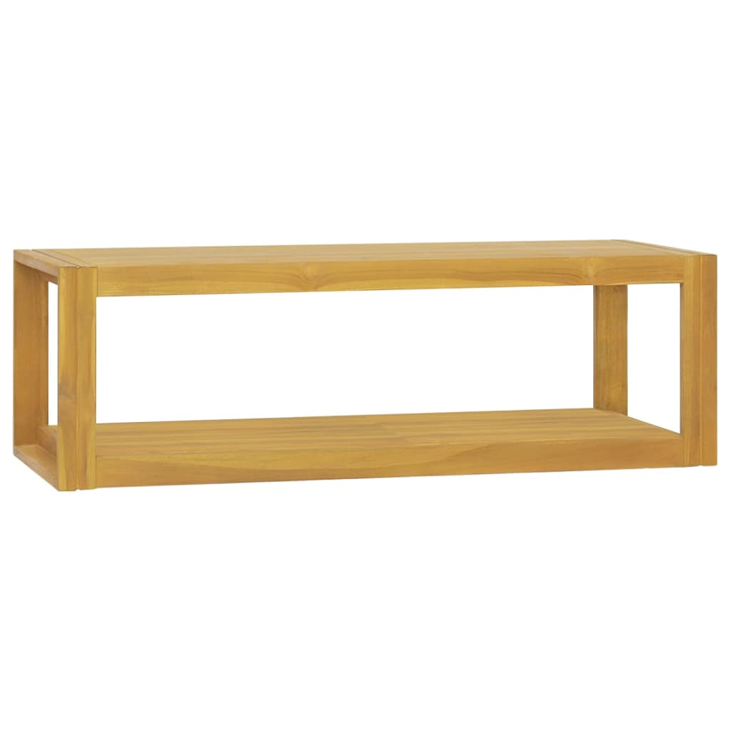 Armoire murale de salle de bain 110x45x35cm Bois de teck solide - XIOS